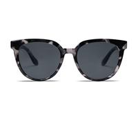 SOJOS Runde Polarisierte Sonnenbrille Damen Herren Klassische Retro Stil UV400 SJ2175 mit Graue Rahmen/Graue Linse