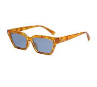 SOJOS Trendy polarisierte Katzenauge Sonnenbrille Damen Herren Retro Cat Eye Leichtgewicht Vintage Schürzenjäger Sonnerbrillen mit UV400 Schutz SJ2381