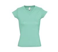 SOL´S Ladies V-Neck-T-Shirt Moon, Größe:L, Farbe:Mint