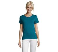 L01825 SOL´S Regent Damen T-Shirt Kurzarm Duck Blue L