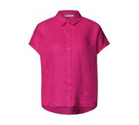 Street One Frauen Dropped Shoulder Bluse aus Leinen in Pink, Gr: 34