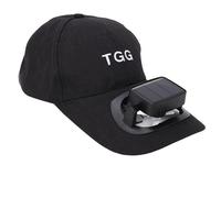 Solar Fan Hut, USB Lade Baseballkappe mit Solar Lüfter Sommer UV Schutz Weiche Lüfterblätter Solar Fan Hut mit Breiter Krempe Ventilator Kappe für Outdoor Strand Garten Sport