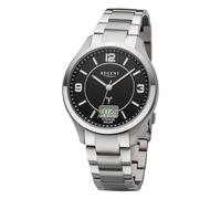 Regent Solaruhr »Solar Funkuhr TITAN superleicht«, grau