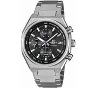 Solaruhr CASIO EDIFICE, edelstahlfarben, Armbanduhren, Herren, Armbanduhr, Herrenuhr, Edelstahlarmband, analog, Tag, Stoppfunktion (81479640-0) edelstahlfarben