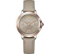 CITIZEN EM1166-01Z Damenuhr Eco-Drive Solar mit Lederband Roségoldfarben/Grau