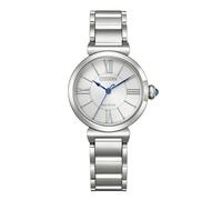 Citizen Eco-Drive EM1070-83A Damenuhr Solar 50m wasserdicht silbergrau Ø29,6mm