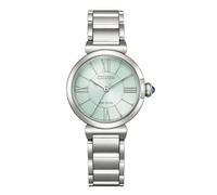 Solaruhr CITIZEN "Citizen L", silberfarben, grün, Armbanduhren, Damen, Armbanduhr, Damenuhr, Edelstahlarmband, analog (23319769-0) silberfarben, grün