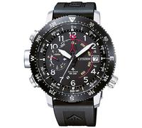 Solaruhr CITIZEN "Promaster Altichron", schwarz, Armbanduhren, Herren, Armbanduhr, Herrenuhr, bis 20 bar wasserdicht, Datum, Leuchtzeiger (65638266-0) schwarz