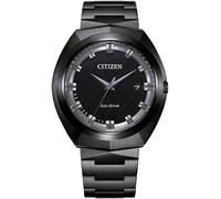 Solaruhr CITIZEN, schwarz, Armbanduhren, Damen, Solaruhr, Armbanduhr, Herrenuhr, Datum, Saphirglas, Edelstahlarmband (98957313-0)