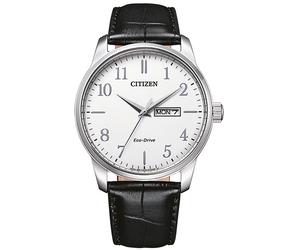 Solaruhr CITIZEN, schwarz (schwarz, weiß), Armbanduhren, Herren, Armbanduhr, Herrenuhr (32234815-0) schwarz, weiß