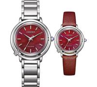 Solaruhr CITIZEN, silber (silberfarben), Armbanduhren, Damen, Armbanduhr, Damenuhr, Diamanten, Saphirglas, Edelstahlarmband (49279430-0) silberfarben