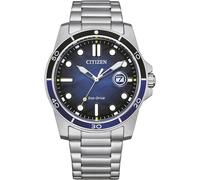 Citizen Herren-Solaruhr AW1810-85L Eco-Drive Stahl Blau