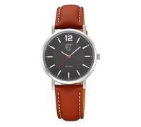 Solaruhr ETT, braun, Armbanduhren, Damen, Solaruhr, Armbanduhr, Damenuhr, Herrenuhr, Lederarmband, analog (93877727-0)