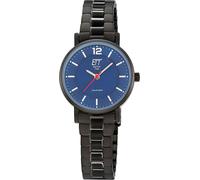 Solaruhr ETT, schwarz, Armbanduhren, Damen, Solaruhr, Armbanduhr, Damenuhr, Partneruhr, Edelstahlarmband (65340253-0)