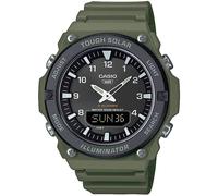 Solaruhr, grün (khaki), CASIO TIMELESS COLLECTION, Armbanduhren, Herren, Armbanduhr, Herrenuhr, analog, digital, automatischer Kalender (26942055-0) khaki