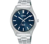 Solaruhr LORUS, silberfarben, blau, Armbanduhren, Damen, Solaruhr, Armbanduhr, Herrenuhr, Edelstahlarmband, analog, Tag (46383667-0)