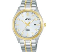 Solaruhr LORUS, silberfarben, silberfarben, Armbanduhren, Herren, Armbanduhr, Herrenuhr, Edelstahlarmband, analog, Tag (48724349-0) silberfarben, silberfarben