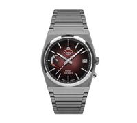 Solaruhr RUHLA "Space Control Solar", silber (silberfarben), Armbanduhren, Herren, Armbanduhr, Herrenuhr, Datum, Saphirglas, Made in Germany (97952057-0) silberfarben