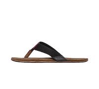 Sole Runner Unisex Neso Chap Flipflop, Black, 45 EU Weit