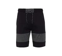 !Solid Mekir Herren Sweatshorts Kurze Hose Jogginghose Rippbund aus 100% Baumwolle Regular Fit, Größe:M, Farbe:Black (194007)