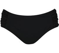 Solid Mid Waist Briefs BLACK 42