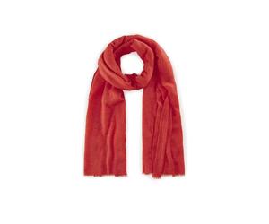 SOLID SCARF POLYESTER/VISCOSE rot-9 ONE_SIZE