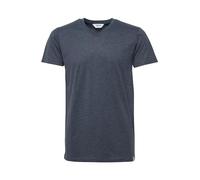 !Solid SDBedo Herren T-Shirt Kurzarm Shirt mit V-Ausschnitt Baumwollmischung Regular fit, Größe:L, Farbe:Insignia Blue Melange (8991)