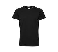 !Solid SDBedo Herren T-Shirt Kurzarm Shirt mit V-Ausschnitt Baumwollmischung Regular fit, Größe:M, Farbe:Black (9000)
