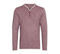 !Solid SDBelagos Herren Longsleeve Langarmshirt Shirt mit Grandad-Ausschnitt 100% Baumwolle Regular fit, Größe:2XL, Farbe:Wine Red (0985)