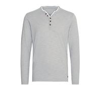 !Solid SDBelagos Herren Longsleeve Langarmshirt Shirt mit Grandad-Ausschnitt 100% Baumwolle Regular fit, Größe:XL, Farbe:Monument (2545)