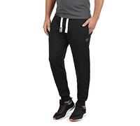 !Solid SDBenn Herren Sweatpants Jogginghose Sporthose mit Fleece-Innenseite Kordelzug Label-Details Baumwollmischung Regular fit, Größe:S, Farbe:Black (9000)
