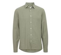 !Solid SDEnea Allan Overshirt Herren Freizeithemd Hemd Übberhemd Hemdjacke Unifarben Hochwertige Leinen-Viskose-Qualität, Größe:3XL, Farbe:Vetiver (170613)