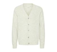 Strickjacke SOLID "Strickjacke SDHamed" Gr. XXL, pristine melange, Herren, Grobstrick, Obermaterial: 39% Polyacryl PAN. 31% Nylon NY. 20% Polyester PES. 10% Wolle WO., meliert, Strickjacken (71913731-