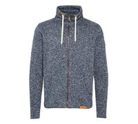 !Solid SDLuki Herren Sweatjacke Fleecejacke Sweatshirtjacke mit Stehkragen Kordel Kängurutasche Regular fit, Größe:M, Farbe:Insignia Blue Melange (8991)