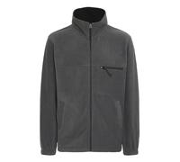 !Solid SDMatz Herren Zip-Jacke Fleecejacke Übergangsjacke Zipper mit Brusttasche Eingrifftaschen Reißverschluss Stehkragen Relaxed fit, Größe:XXL, Farbe:Forged Iron (193907)