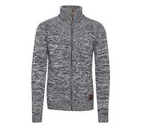 !Solid SDPomeroy Herren Strickjacke Cardigan Grobstrick Pullover mit Stehkragen Reißverschluss 100% Baumwolle Regular fit, Größe:L, Farbe:Insignia Blue (1991)