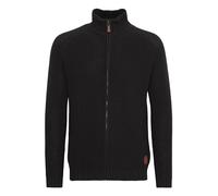 !Solid SDXenos Herren Strickjacke Cardigan Grobstrick Pullover mit Stehkragen 100% Baumwolle Regular fit, Größe:2XL, Farbe:Black (9000)