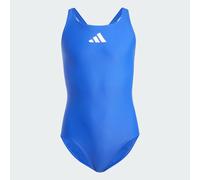 adidas Mädchen Solid Small Logo Swimsuit, Semi Lucid Blue/White, 2-3 Years