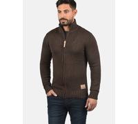 Solid Strickjacke Herren Baumwolle braun, S