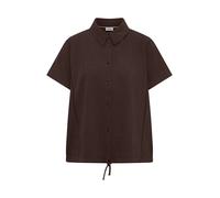 Solid Structure Blouse XXL