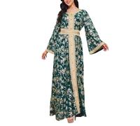 Solide Satin-Robe Für Damen Mit Bischofsärmeln Gebetskleidung Abaya Frauen Namaz Elbisesi Langarm Islamische Muslimische Kleid Türkische Robe Dubai Outfits Muslimische Frauenkleidung