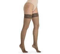 SOLIDEA Strümpfe 70 den Sheer BRIGITTE MICRO NETZ Micro 70 abgestufte Kompressionsstrümpfe 12/15 mmHg Art. 040570, Mokka, 42