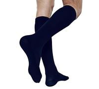 SOLIDEA Unisex Relax Kniehoch Kniestrumpf 70 Abgestufte Kompression 12/15 mmHg (Dunkelblau, XXL)