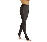 SOLIDEA Venere 140 Abgestufte Damen-Kompressionsstrumpfhose 18/21 mmHg Strumpfhose 140 Denier, Damenstrumpfhose | zehenfreie Strumpfhose (Schwarz, 44)