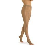 SOLIDEA Venere 140 Abgestufte Damen-Kompressionsstrumpfhose 18/21 mmHg Strumpfhose 140 Denier, Damenstrumpfhose | zehenfreie Strumpfhose (Kamel, 44)