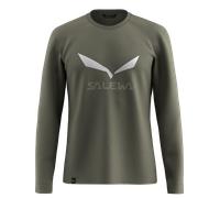 Salewa Solidlogo Dry´ton Langarm-t-shirt L Faded Green