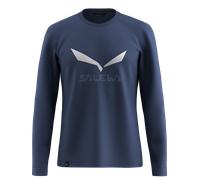 Salewa Solidlogo Dry'ton M Long Sleeve Tee dark denim (8670) 54/2X