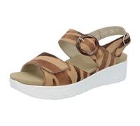 Solidus 48022 Greta - Weite G Zebra Camel Gr. 41