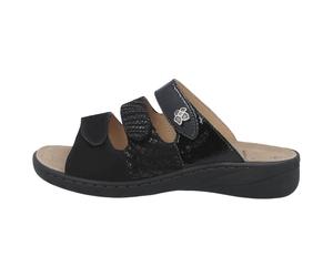 Solidus Damenschuhe Klassische Pantoletten NUBUK/SHAPE/PERLLACK schwarz PERLLACK schwarz - Gr. - 7.5 UK