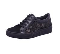 Solidus Damenschuhe Orthopädische Schuhe NUBUK/PERLLACK/SANGRIA schwarz SANGRIA schwarz - Gr. - 4.5 UK